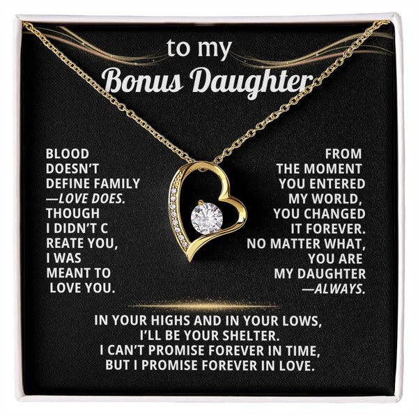 To My Bonus Daughter, Blood doesn’t define family—love does