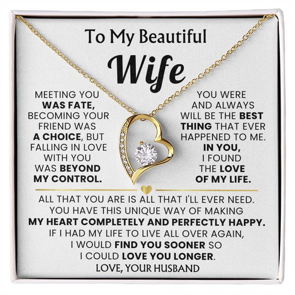 TO MY BEAUTIFUL WIFE - My heart completely and perfectly happy