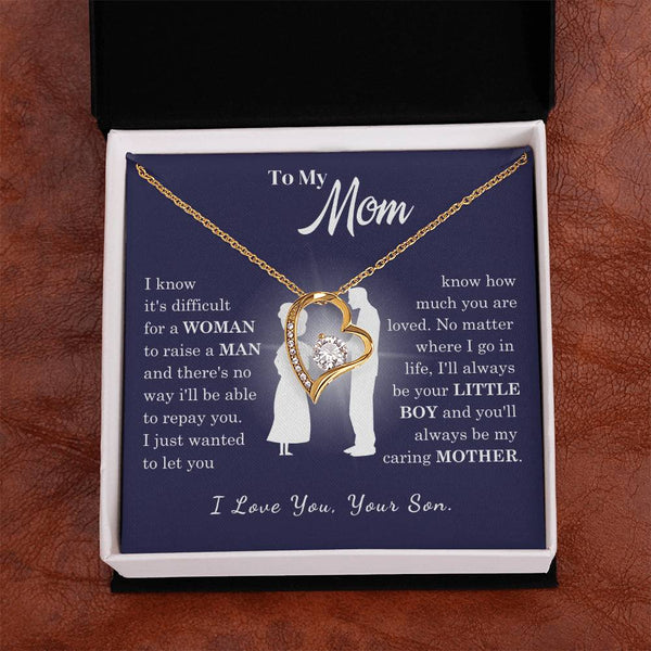 [Almost Sold Out] To My Mom - Loved Mother - Forever Love Necklace