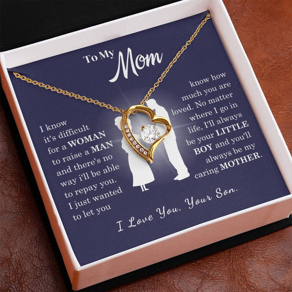 [Almost Sold Out] To My Mom - Loved Mother - Forever Love Necklace