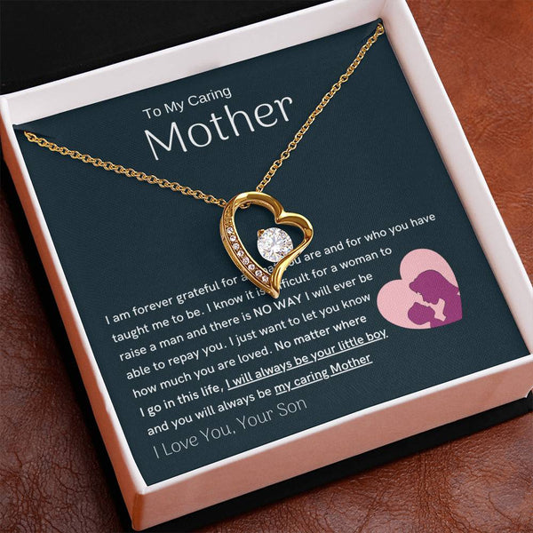 To My Loving Mother - You are my sunshine, I will always be your little boy (Only a Few Left) - Forever Love Necklace