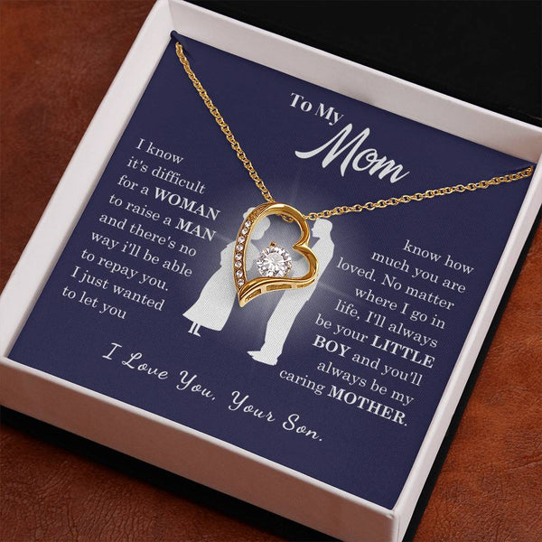 [Almost Sold Out] To My Mom - Loved Mother - Forever Love Necklace