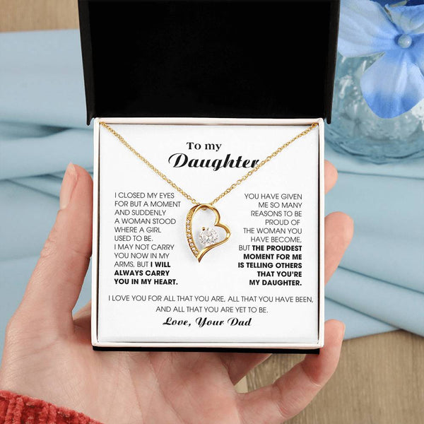 [Almost Sold Out] To My Daughter -  I will ALWAYS carry you in my heart