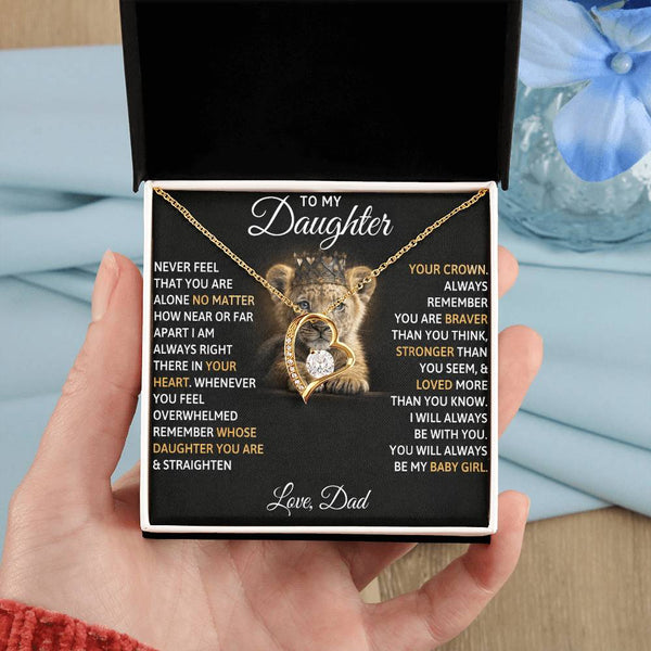 To My Beautiful Daughter, I AM ALWAYS RIGHT THERE IN YOUR HEART