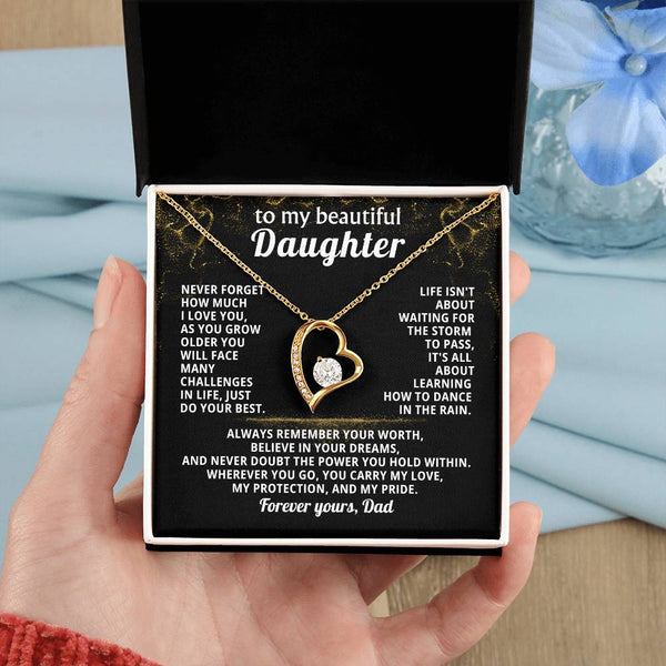 TO MY BEAUTIFUL DAUGHTER, Always remember your worth