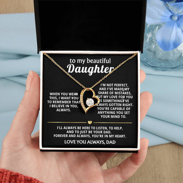 To My Beautiful Daughter, My love for you is always right.