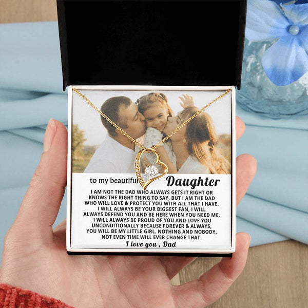 To My Beautiful Daughter,I will always be your biggest fan - my little girl - Personalized