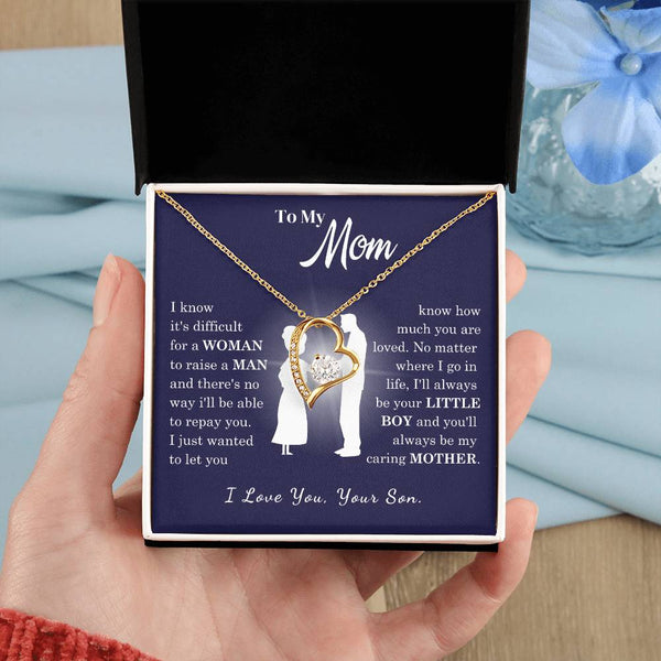 [Almost Sold Out] To My Mom - Loved Mother - Forever Love Necklace