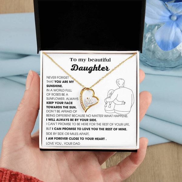 [Few left only] To My Beautiful Daughter, YOU ARE MY SUNSHINE - KEEP YOUR FACE TOWARDS THE SUN