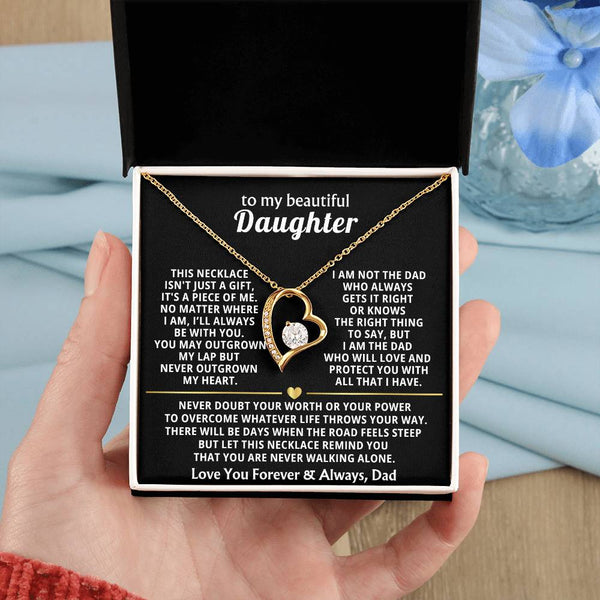 To My Beautiful Daughter - You may outgrown my lap but never outgrown my heart