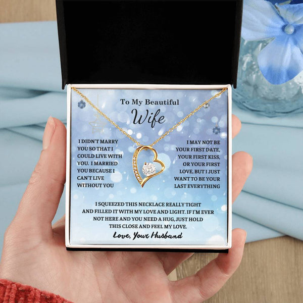 Christmas Gift For Her , To My Wife , Anniversary Gift , Gifts for women , Necklace
