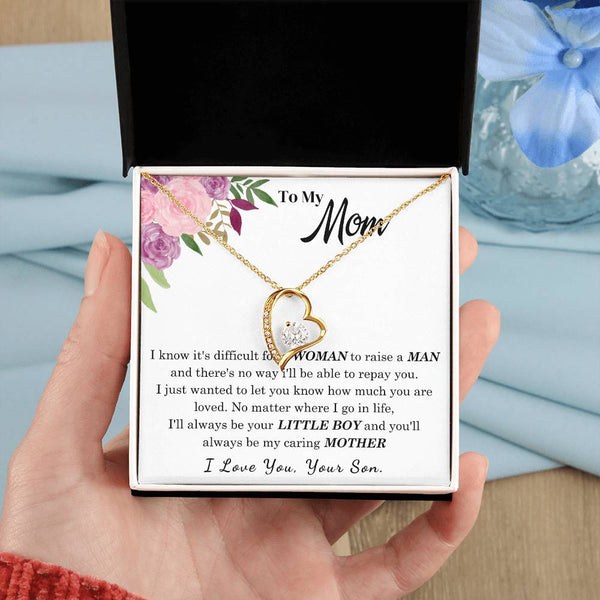 To My Loving Mother - I love you  (Forever Love Necklace)