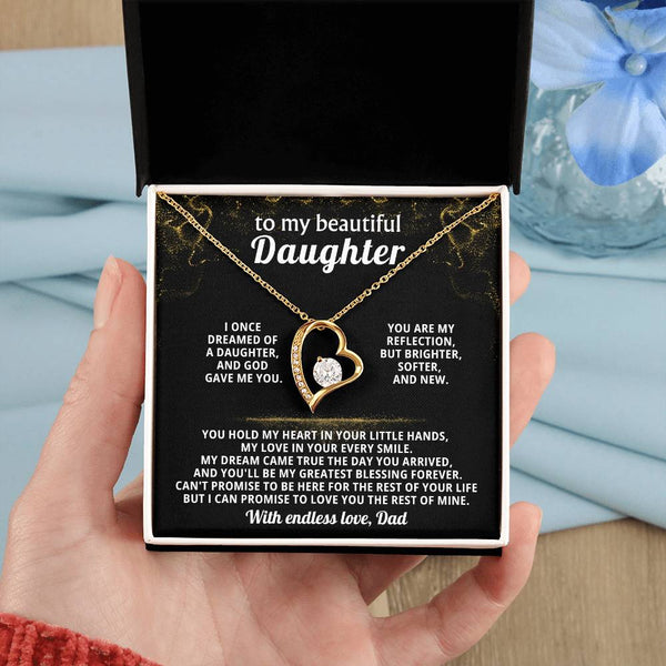 To my beautiful Daughter,  You hold my heart in your little hands