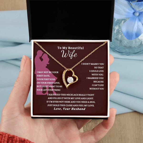 To My Wife , Gift For Soulmate , Gift For Wife, Wife Birthday Gift, Anniversary Gift For Wife, Wife Necklace