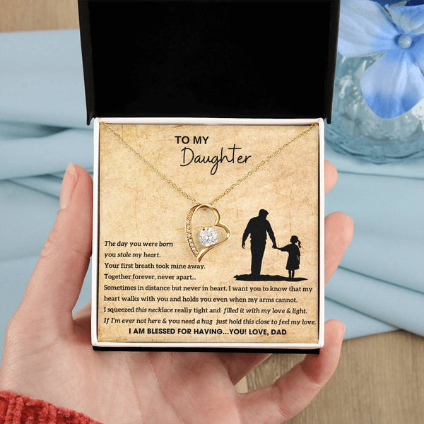 To My Daughter - Hold this necklace close to feel my love (Few left only)
