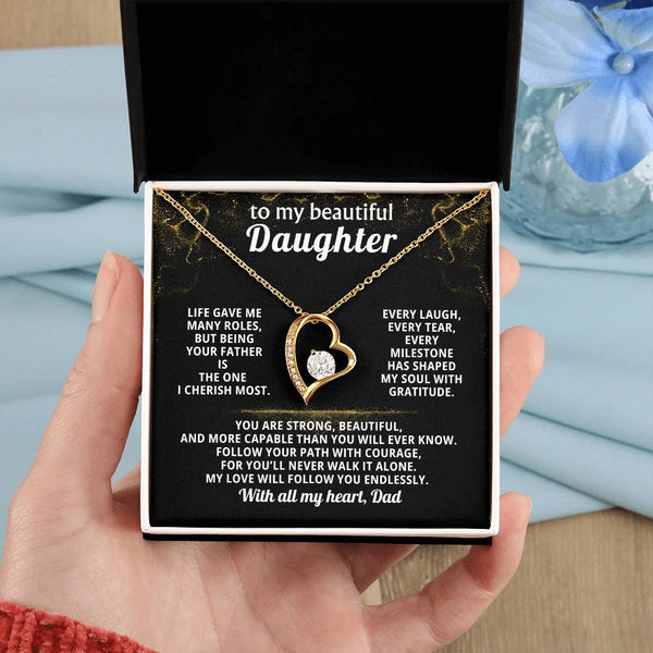 To my beautiful Daughter, being your father is the one I cherish most
