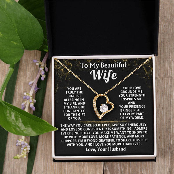 To My Beautiful Wife,  I thank God constantly for the gift of you