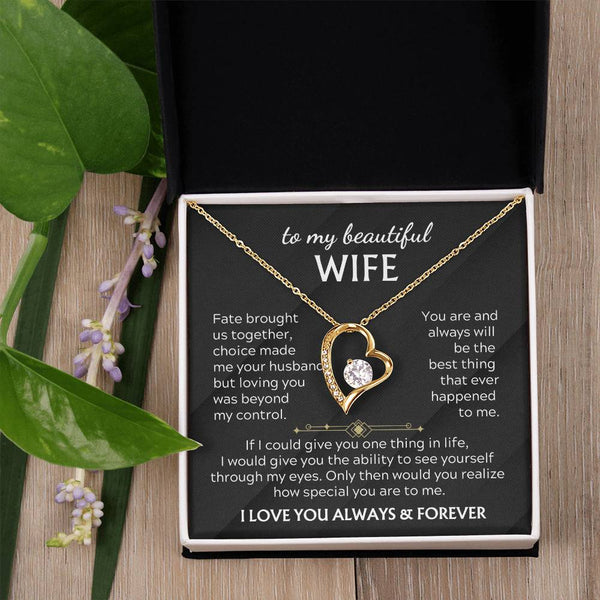 TO MY BEAUTIFUL WIFE - You realize how special you are to me