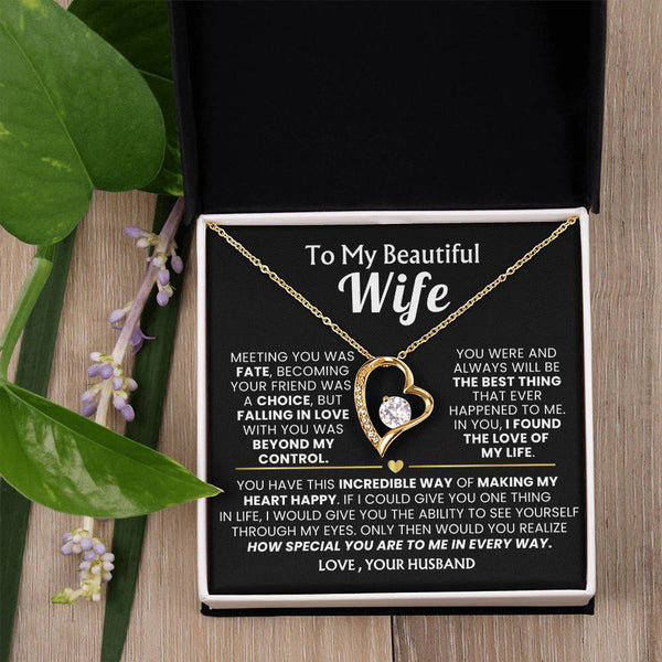 (Only a few left) TO MY WIFE - Falling in love with you was beyond my control