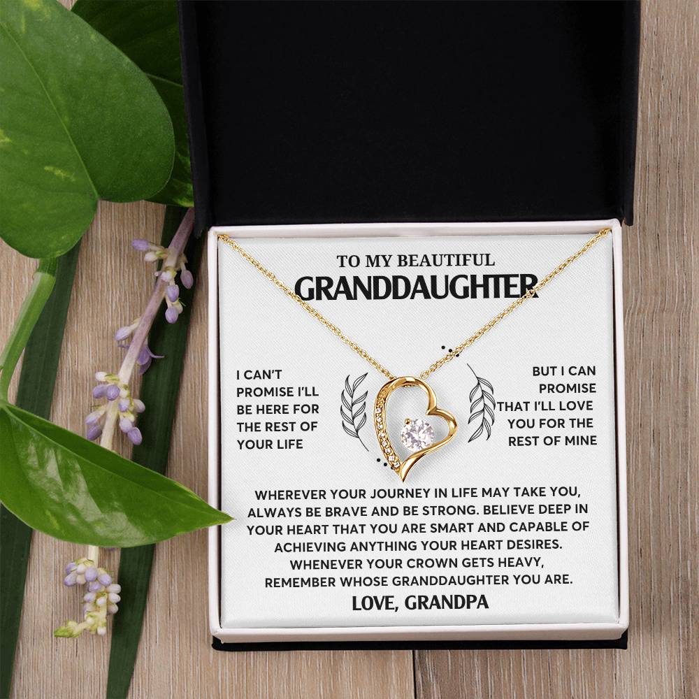 Granddaughter Gift Unusual Gift , Granddaughter Gifts, To My Granddaughter Necklace, Granddaughter Jewelry Gift