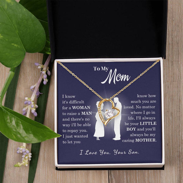 [Almost Sold Out] To My Mom - Loved Mother - Forever Love Necklace