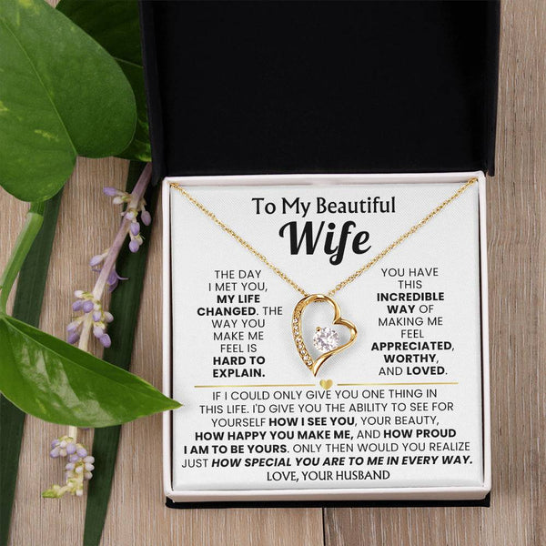 TO MY BEAUTIFUL WIFE - The day I met you, my life changed