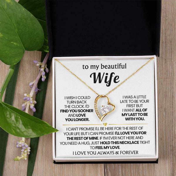 TO MY BEAUTIFUL WIFE - I'd find you sooner and love you longer