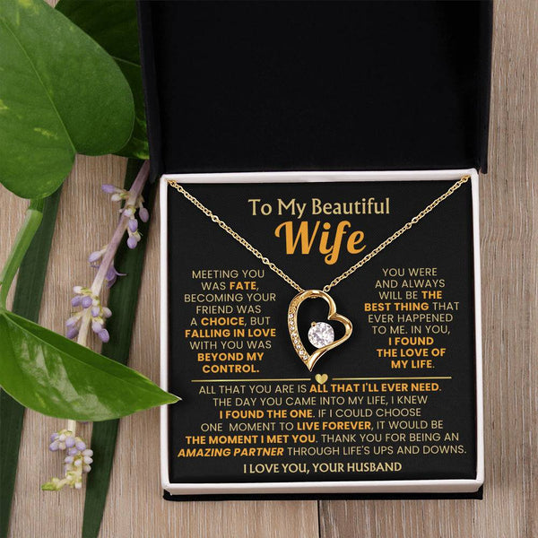 [Almost Sold Out] TO MY BEAUTIFUL WIFE - I knew I found the one
