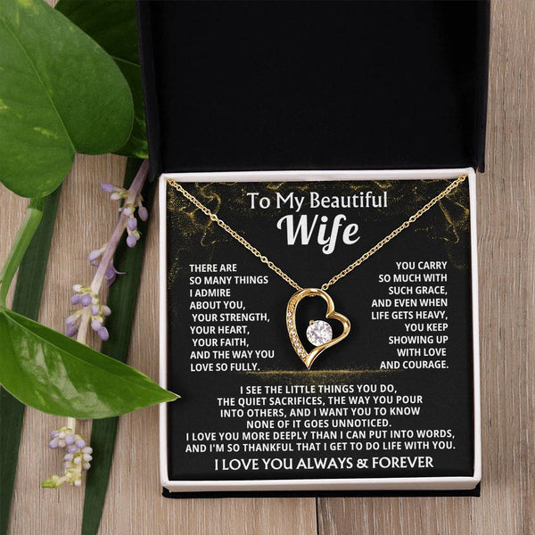 To My Beautiful Wife, you keep showing up with love and courage