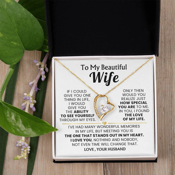 TO MY BEAUTIFUL WIFE - MEETING YOU IS THE ONE THAT STANDS OUT IN MY HEART