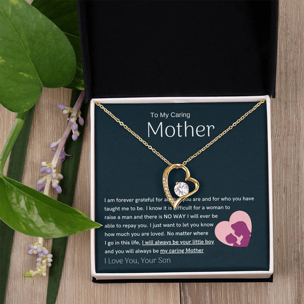 To My Loving Mother - You are my sunshine, I will always be your little boy (Only a Few Left) - Forever Love Necklace