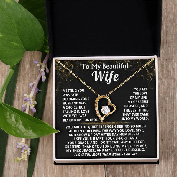 To My Beautiful Wife, I love you more than words can say.