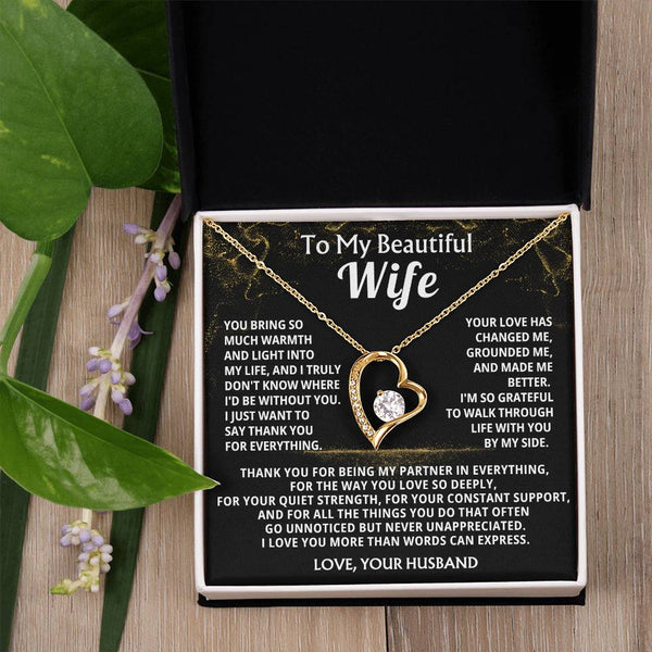 To My Beautiful Wife, Your love has changed me, grounded me, and made me better