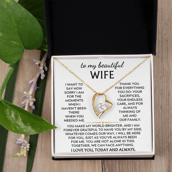 To My Beautiful Wife, Thank you for everything you do—your sacrifices (Almost Gone)