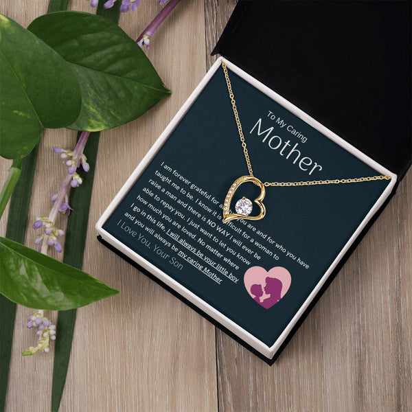 To My Loving Mother - You are my sunshine, I will always be your little boy (Only a Few Left) - Forever Love Necklace