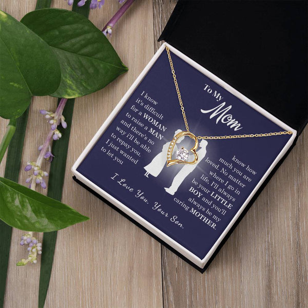 [Almost Sold Out] To My Mom - Loved Mother - Forever Love Necklace