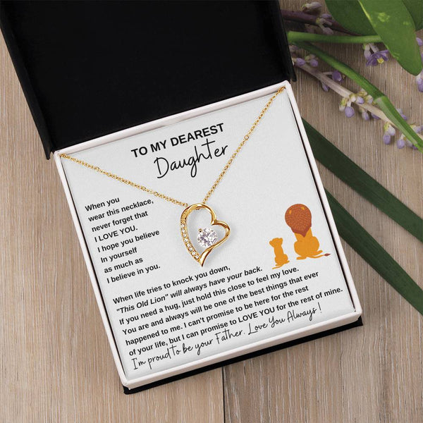 [ Only A Few Left ] To My Dearest Daughter , If you need a hug, just hold this close to feel my love