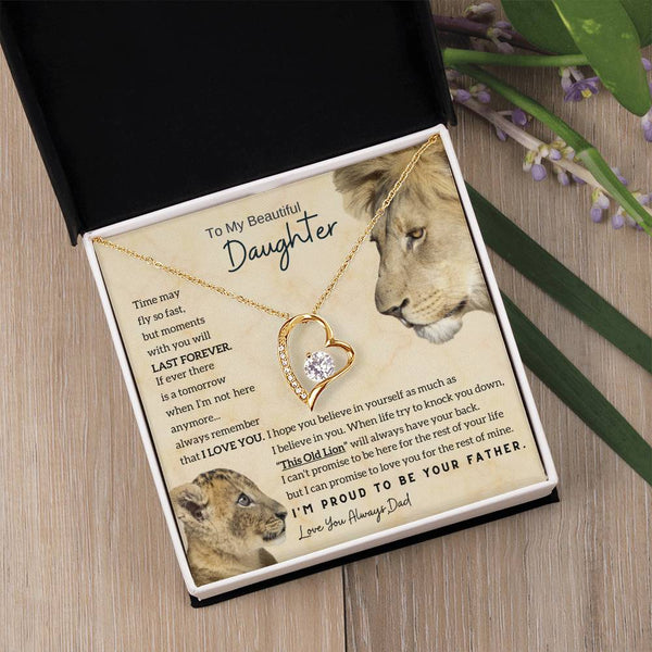 [Only a few left] To My Beautiful Daughter - Moments With You Will Last Forever
