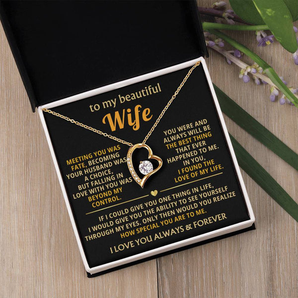 (Almost Gone) To My Beautiful Wife - I found the love of my life [ Forever love necklace ]