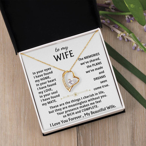 [ Only A Few Left ] To My Beloved Wife, Your presence makes me feel so rich and complete