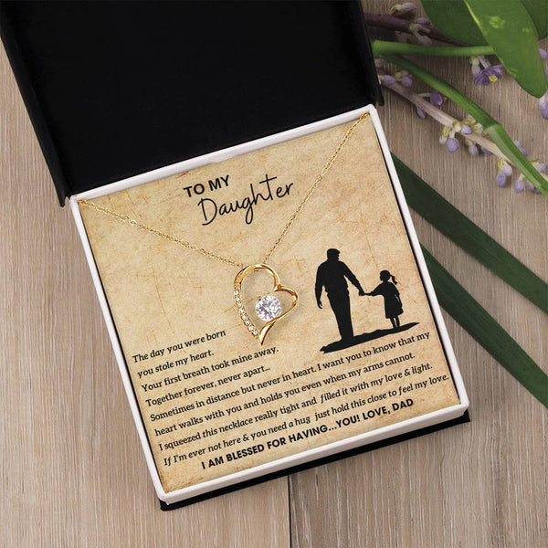 To My Daughter - Hold this necklace close to feel my love (Few left only)