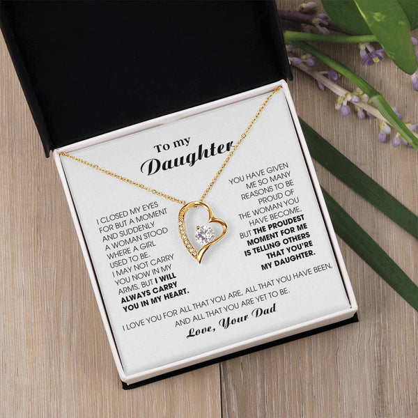 [Almost Sold Out] To My Daughter -  I will ALWAYS carry you in my heart