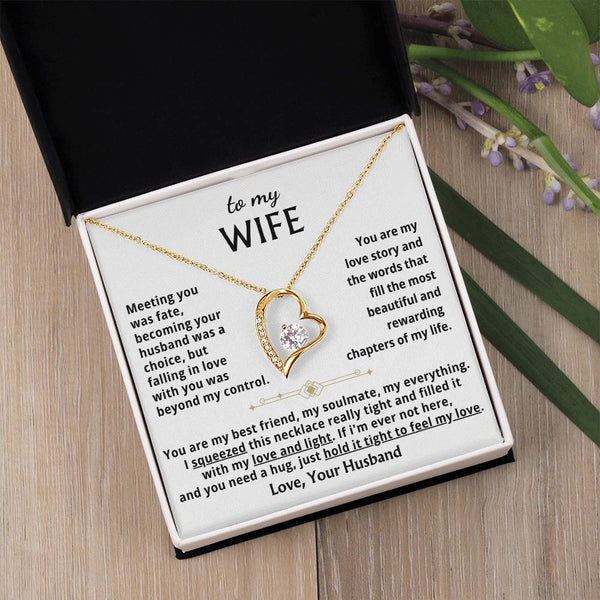 [ Forever Love ] To My Wife - When You Need A Hug , Hold This Close To Feel My Love