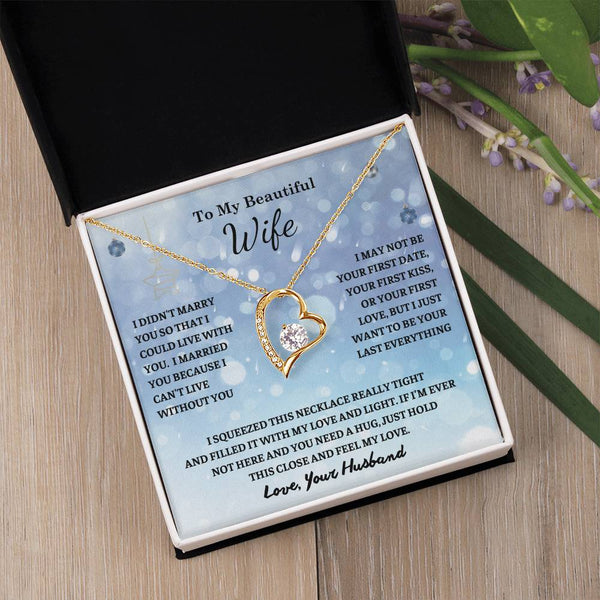 Christmas Gift For Her , To My Wife , Anniversary Gift , Gifts for women , Necklace