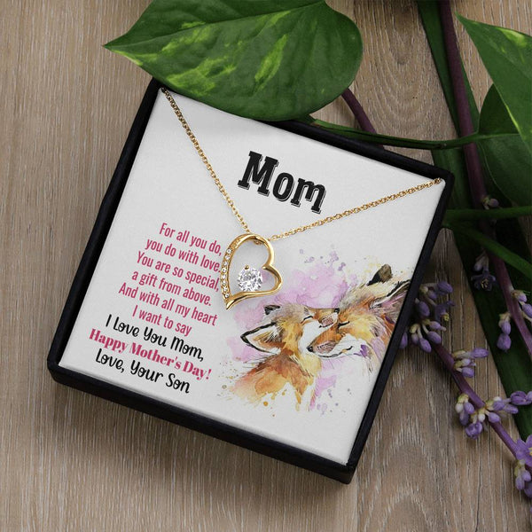 To My Mom - You Are So Special (Only a Few Left) - Forever Love Necklace