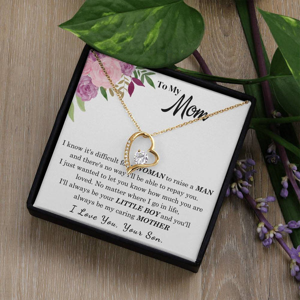 To My Loving Mother - I love you  (Forever Love Necklace)