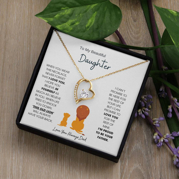 To My Beautiful Daughter, "This Old Lion" Will Always Have Your Back