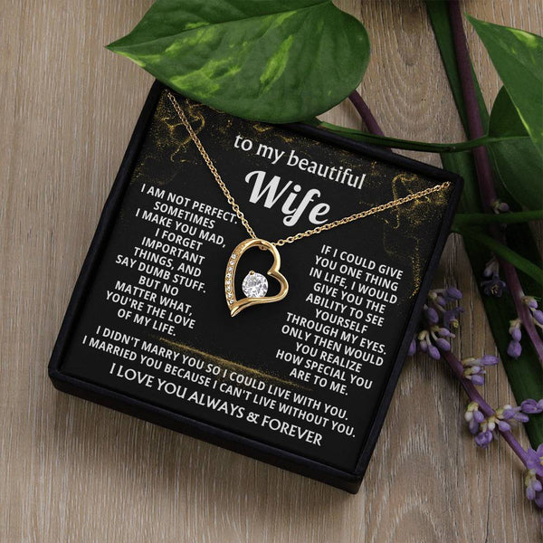 [Almost Sold Out]  TO MY BEAUTIFUL WIFE - I am not perfect