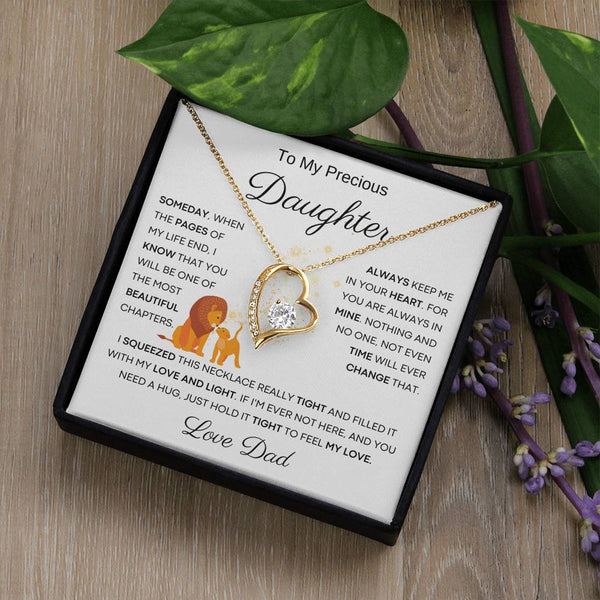 [ Few left only ] To My Precious Daughter From Dad - The Most Beautiful Chapters - Lion White
