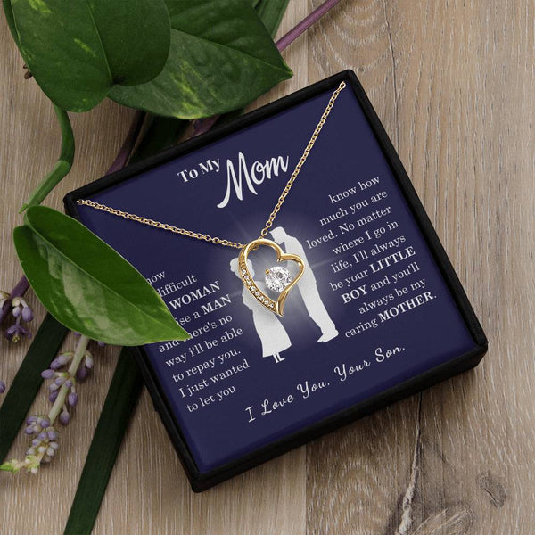 [Almost Sold Out] To My Mom - Loved Mother - Forever Love Necklace